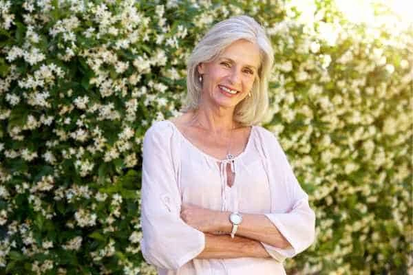 Older woman happy with urinary incontinence treatment Rutland