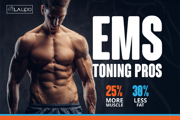 Image of man with sculpted stomach showing the fat loss and muscle gain of LA-EMS Body Sculpting Treatment Rutland