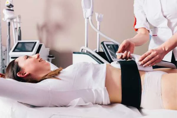 woman having body sculpting to help improve her body image and her mental health Rutland